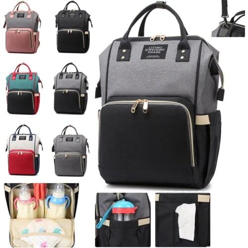 Baby Large Capacity Nappy Bag Outdoor Waterproof Travel Backpack Nursing Bag for Baby Care Mummy Backpack