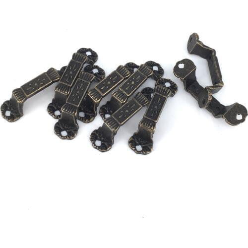 20PCS 40*11MM Mini Antique Furniture Knobs Cabinet Drawer Knobs Pull handle Jewelry Box Knobs and Pulls Arch Shape