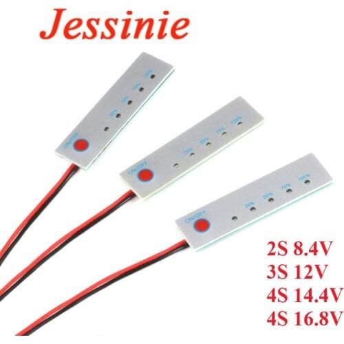 2S 3S 4S 18650 Li-ion Lithium Battery Capacity Indicator Power LED Display PCB Board Meter Tester LCD Charge Discharge DIY