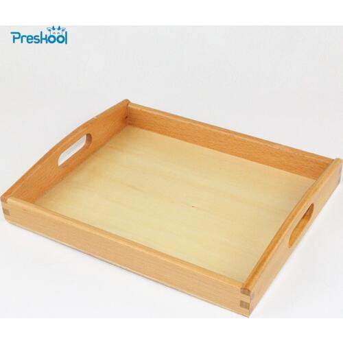 Baby Toy Montessori Wooden Small Tray Early Education Preschool Toys Brinquedos Juguetes