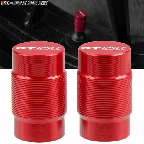Motorcycle CNC Aluminum Accessorie Wheel Tire Valve Stem Caps CNC Airtight Covers For Yamaha DT125LC MK2/MK3 1985-1989 1986 1987