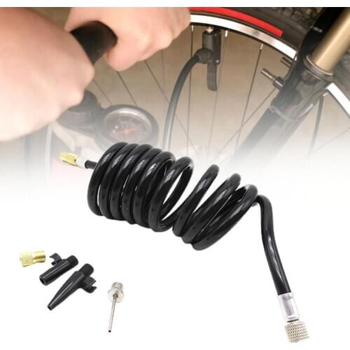 1/8 Inch Thread Flexible Compress Pipe Air Pump Extension Inflating Gas Spring Snake Pipe Wind Indlation Pipe for Basketball