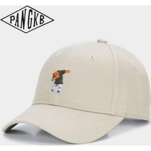 PANGKB Brand DABBIN CREW CURVED CAP Grey boy adjustable hip hop baseball cap for man woman adult outdoor casual sun snapback hat