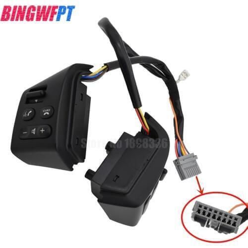 Steering wheel control button for Nissan Tiida LIVINA Sylphy volume phone button switch Car accessories
