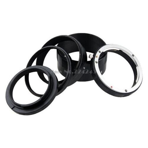 Metal Macro Extension Tube Ring Adapter Set for CANON DSLR Camera Lens 50D 60D 70D 600D 7D Rebel T1i XTi T2i T3i T4i T5i
