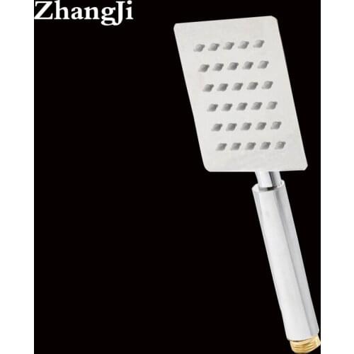 Zhangji High Grade Stainless Steel Showerhead 30 Hole Bathroom Squared Holder Rainfall Shower Spray Bathroom Shower Head