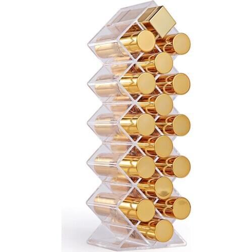 Lipstick Holder Organizer, Lipstick Display Holder - Transparent