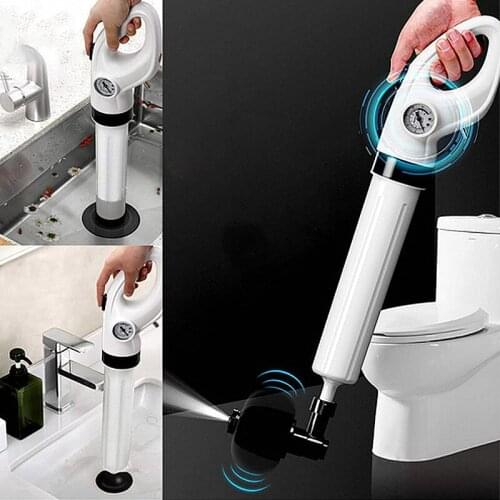 High Pressure Air Drain Blaster Gun Drain Clog Dredge Toilet pipe blockage clog,Bathroom Kitchen Sink Toilet Plunger Tool,J19001