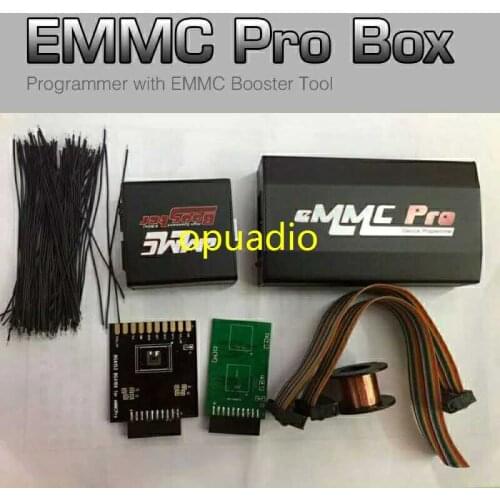 Full set Original EMMC Pro box device programmer with EMMC Booster Tool cable all in one + retail box
