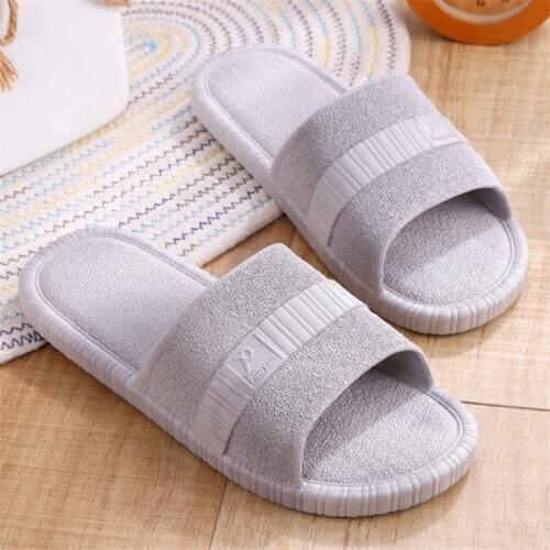Female Summer Home Indoor Slippers Couple Thick-Soled Home Soft-Soled Sandals Men And Women Bathroom Floor Slides Ladies Shoes45