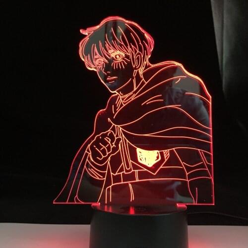 Shingeki No Kyojin 3d Light Armin Arlert Figure for Bedroom Decor Night Light Kids Birthday Gift Anime Lamp Attack on Titan 4