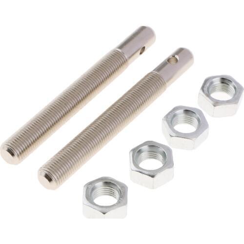 Universal Racing Sport Car Silver Mount Bonnet Hood Latch Pin Locking Kit