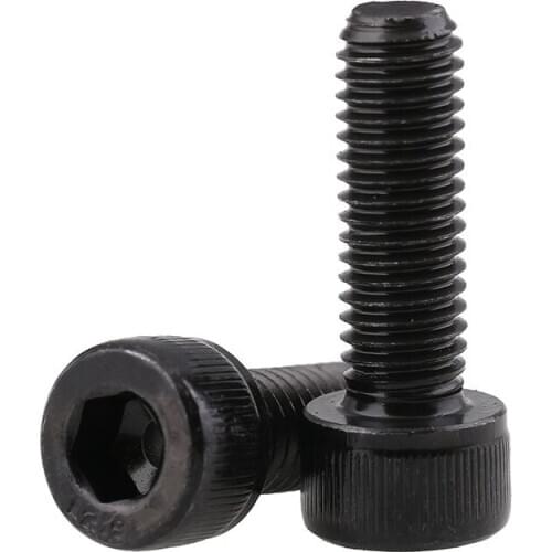 Grade 12.9 fine tooth hexagon socket screw/bolt M10M12M14*1.0/1.25/1.5 teeth 5Pcs