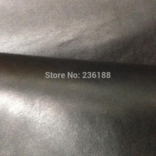 Top Level Black Genuine Calf Skin Leather Fabric for Handbag/Shoes/purse/wallet,Free shipping by China post