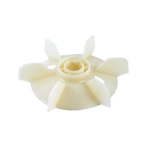 Y112 Replacement Beige Plastic Inner Dia 2.8cm Six Impeller Motor Fan Vane