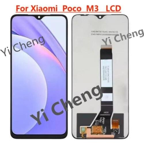 6.53" M2010J19CG LCD SCREEN For Xiaomi Poco M3 LCD Display Touch Screen Digitizer Assembly Replace For Xiaomi Poco M3 LCD Screen
