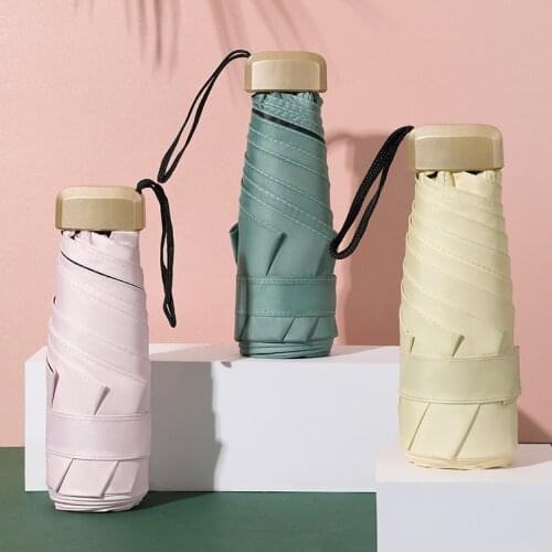 Yocada Sun Umbrella Parasol Lightweight Strong Compact with Easy Auto Open Close Button for Single Hand Use for Men & Women