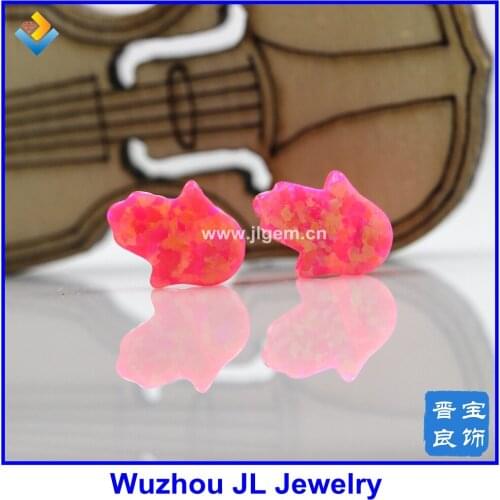 2 Piece/Lot Tiny Love Fire Pink 8x10mm Op43 Fatima Hamsa Hand Shape Pendant Free Shipping