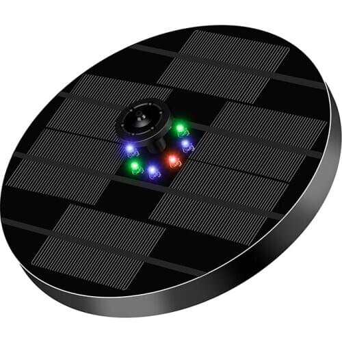 4 In 1 Upgraded Version Of 6V/3W Solar Water Fountain Solar Bird Shower Fountain, Suitable For Bird Bathtubs, Ponds, And Gardens