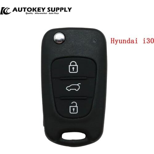 Car-styling for Hyundai i30 3 button remote flip key AKHKC405