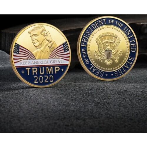 Donald Trump 2020 Commemorative Challenge Coin 45th President The United States Gift