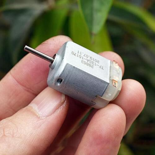 Standard DC 3V-7.2V 6V 21000RPM Micro Mini Electric 130-14150 Motor Carbon Brush 130 DIY Small Four Wheel Car Boat Toys Model