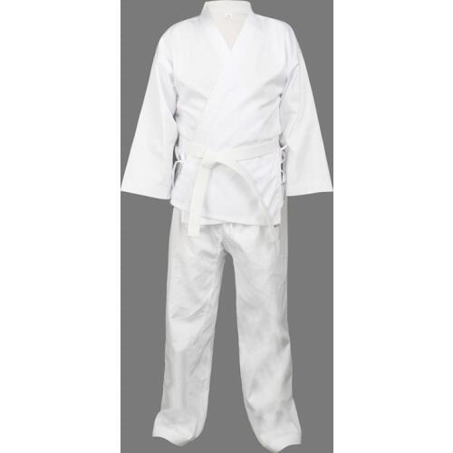 Quality Dobok child adult karate uniform suit WTF Taekwondo kick boxing MMA Martial art training clothes dobok 55%cotton