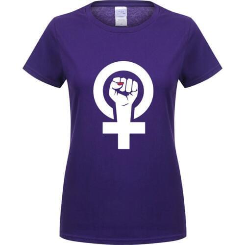 Summer Womens Tee Shirts Feminist T Shirt Cotton Short Sleeve Woman T Shirts Girl feminism T-shirt Tops High Quality OT-584