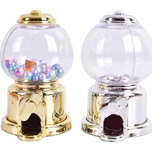 Mini Candy Machine Bubble Gumball Sweet Dispenser Coin Bank Money Box Kids Birthday Creative Gift Home Party Decoration