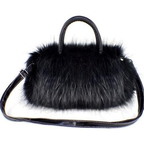 Fashion Womens Faux Fur Handbag Luxury Designer Crossbody Bags Lady Bags Shoudler Bag Lovely Bags