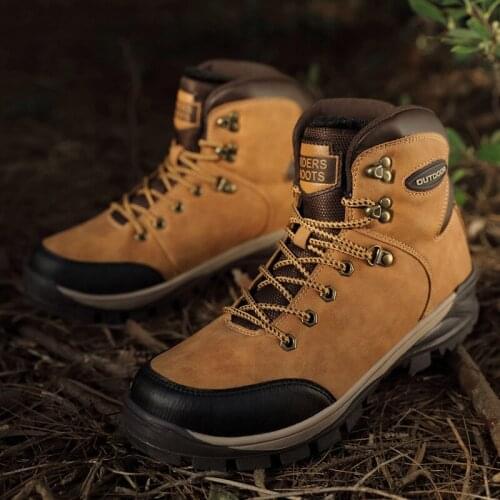 Men Outdoor Winter Snow Ankle Boots Non-slip Short Plush Warm Walking Male Casual Flat Shoes Sneakers Fashion Lace Up