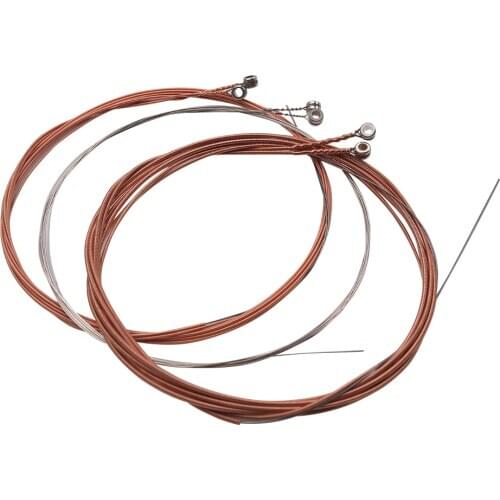 Acoustic Folk Guitar String Set Strings Stainless Steel Wire Core Copper Alloy Wound, 6pcs/ Pack Guitar Accessories (.007-.047)