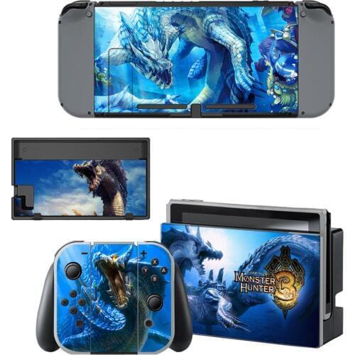 Monster Hunter Nintendo Switch Skin Sticker NintendoSwitch stickers skins for Nintend Switch Console and Joy-Con Controller