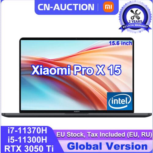 Newest Xiaomi Mi Laptop Pro X 15 i7-11370H/i5-11300H 32GB/16GB RAM 1TB/512GB ROM RTX 3050 Ti 3.5K E4 OLED Computer Notebook PC