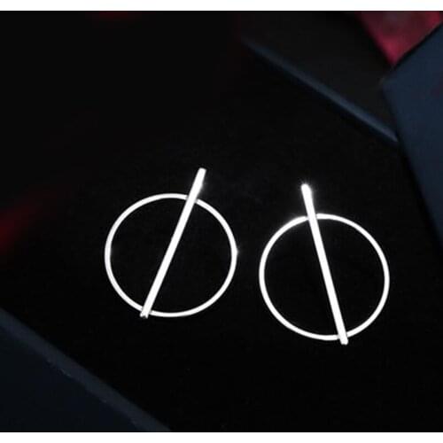 New Arrivals Korean Style Big Circle Earrings For Women Lady Bridal Earrings Girls Gifts Pendientes Brincos 2021