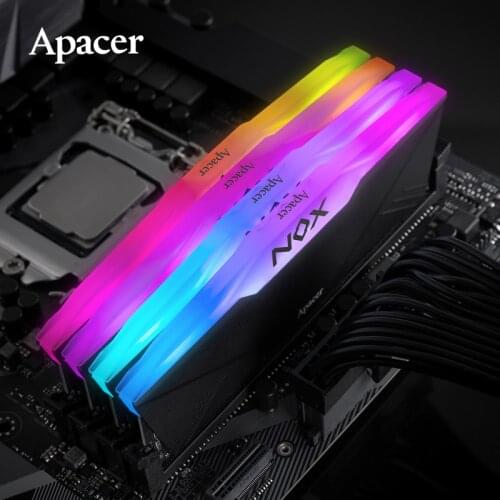 Apacer NOX RGB DDR4 2666 RAM 3600 RAM 8GB 2666MHz 8GB 3600MHz DIMM Original Desktop Gaming Memory Support Motherboard DDR4
