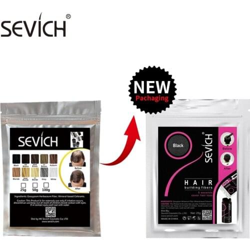 SEVICH Hair Thickening Fiber Hair Treatments Cover Hair Thicken Powder Hair Care Product Keratin Fibers 100g Refill Bag Unisex