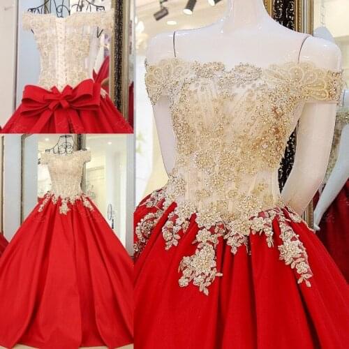 QUEEN BRIDAL Womens Off Shoulder Dresses
