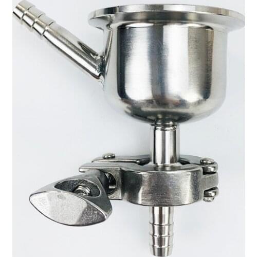 Free Shipping Tri-clamp Reducer 1.5"(38mm)OD50.5 * 9.5mm Hose Connector .Tri-clamp Adapter Material Stainless Steel 304