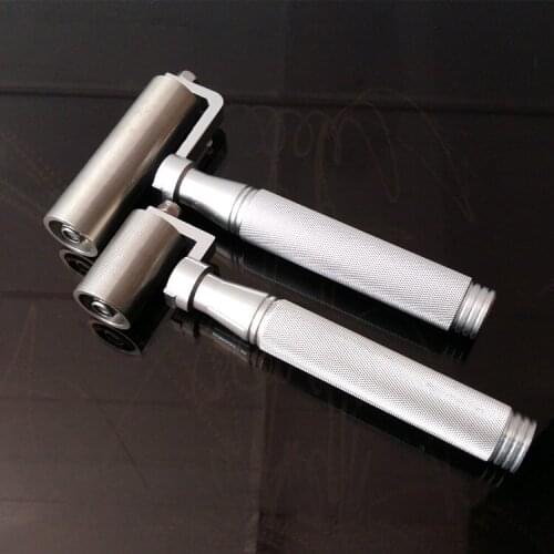 2pcs Stainless Steel Heavy Hand Wallpaper Seam Roller Home Decoration Pressure Roller