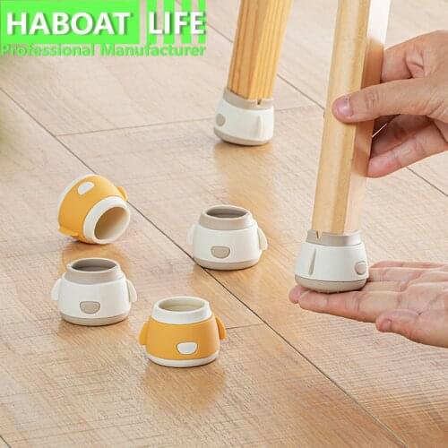 Silicone Table and Chair Protective Cover Silent Wear Resistant and Anti Slip Table Leg Pad HB1176 G