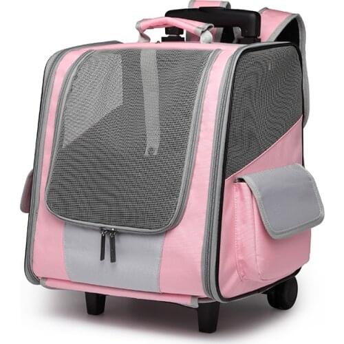 TT Cat Bag Outdoor Portable Pet Backpack Trolley Cat Bag Cat Outdoor Backpack Breathable