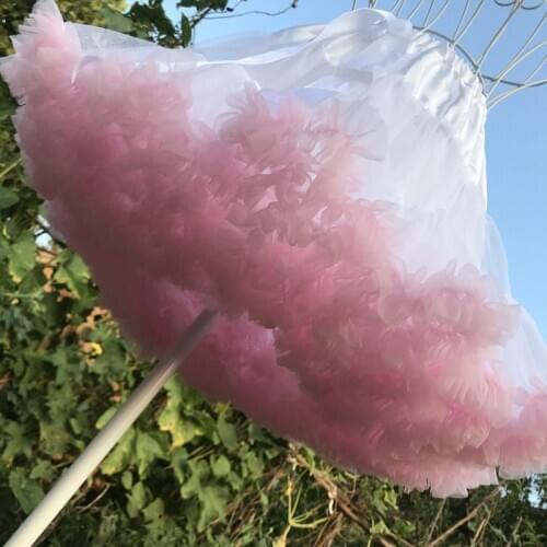 Soft Tulle Skirt Vintage Tutu Skirt Womens Girls Cosplay Dance UnderSkirt Lolita Petticoat