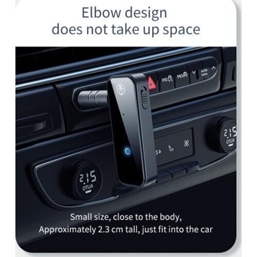 1pc New Two In One Bluetooth 5.0 Audio Adapter 3.5mm AUX Bluetooth Receiver For Car Computer TV Projector Transmitter Receiver