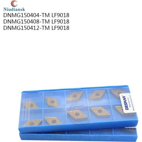 10PCS ex-factory price DNMG150404-TM LF9018 DNMG150408-TM DNMG150412-TM LF9018 CNC lathe metal turning tool carbide inserts