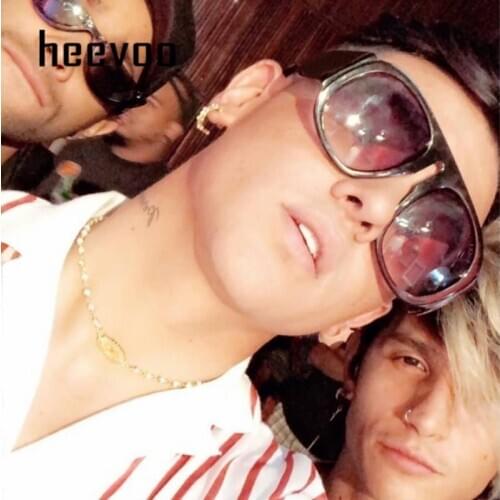 2020 Oversized Steam Punk Sunglasses Women Big Frame Square Sun Glasses Men Brand Designer New Vintage Gradient Shades Eyewear