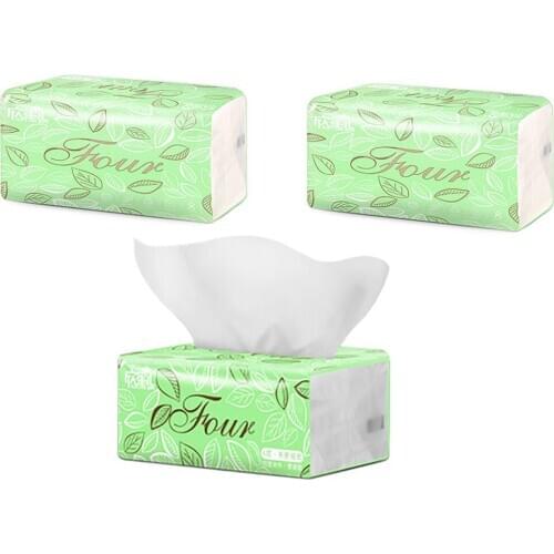 3pc 300Sheets/ Pack White Toilet Tissue Hollow Replacement Roll Paper Clean Prevent Flu Cleaning Toilet Tissue New Arrival FD