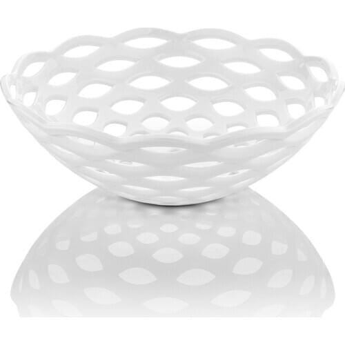 White Color Hollow Fruit Bowl