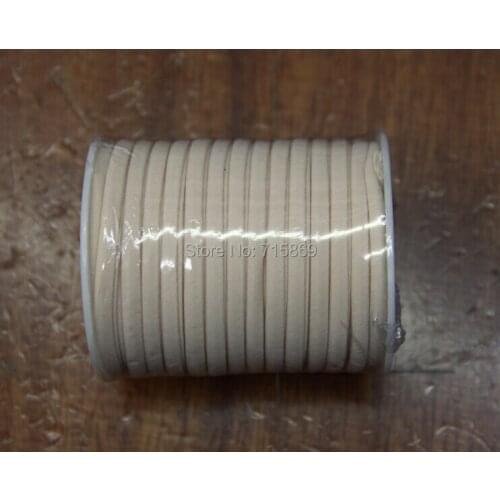 Free Ship 5mm 20meter / Row Beige Elastic lycra cord Stitched round lycra cord Lycra strip For Jewelry Marking