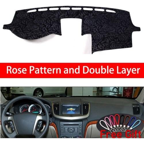 Rose Pattern For Chevrolet Epica 2013 2014 2015 Dashboard Cover Car Stickers Car Decoration Car Accessories Interior Car Decals